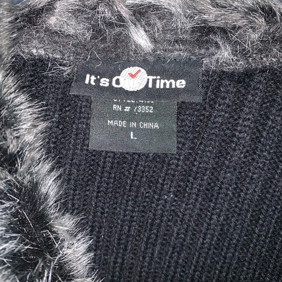 Faux Fur Cardigan - Picture 4 of 4